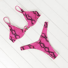 OMKAGI Brand Brazilian Bikini 2019 Swimsuit Swimwear Women Sexy Push Up Swimming Bathing Suit Beachwear Underwire Bikinis Set