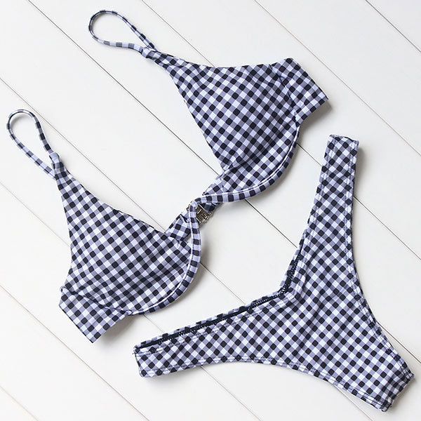 OMKAGI Brand Brazilian Bikini 2019 Swimsuit Swimwear Women Sexy Push Up Swimming Bathing Suit Beachwear Underwire Bikinis Set